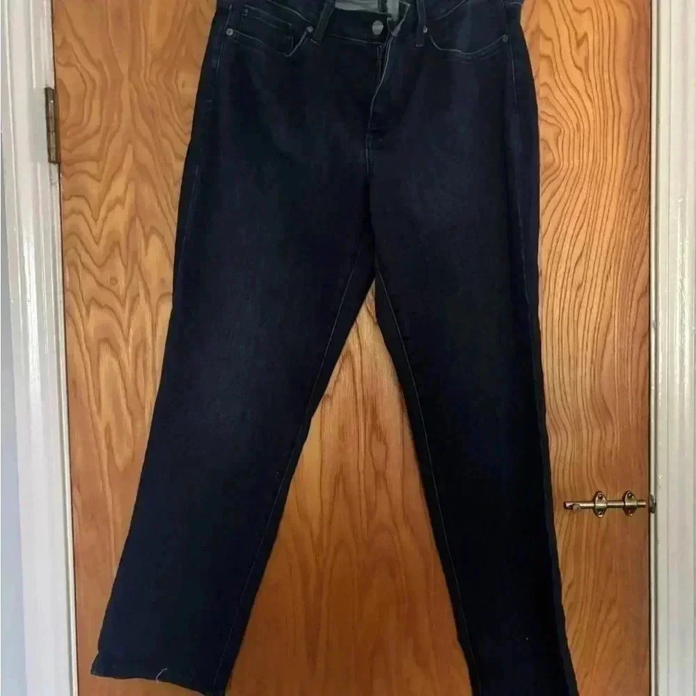 NYDJ Women's Straight Leg Jeans - Navy - Picture 8 of 10